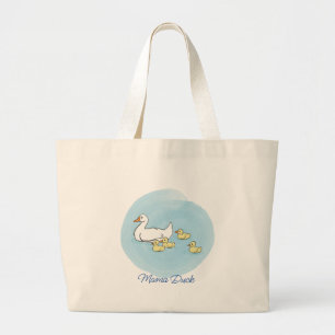 Bolsa Tote Grande Mama Duck Personalizado Comprando Tote Bag