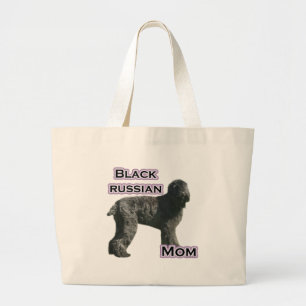 Bolsa Tote Grande Mamã preta 4 do russo