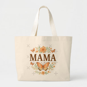Bolsa Tote Grande MAMA & X: O Padrão do Amor Incondicional