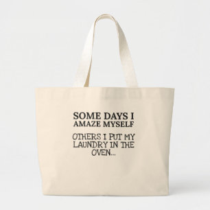 Bolsa Tote Grande Mamãe Engraçada Alguns Dias Eu Me Surpreendi Com A