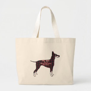 Bolsa Tote Grande Manchester Terrier BFF Tote Bag