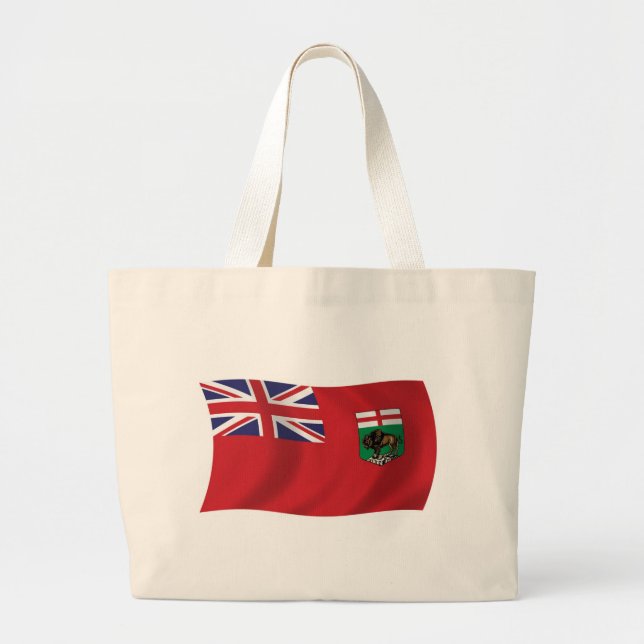 Bolsa Tote Grande Manitoba Sinalizador Tote Bag (Frente)