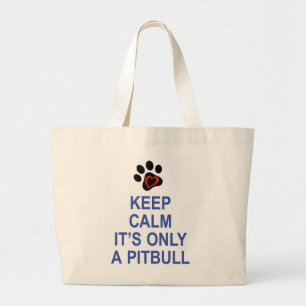 Bolsa Tote Grande Mantenha calmo… e AME