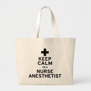 Bolsa Tote Grande Mantenha o Anesthetist calmo da enfermeira