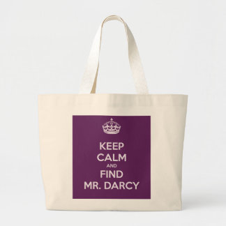Bolsa Tote Grande Mantenha Sr. Darcy Jane Austen calmo e do achado
