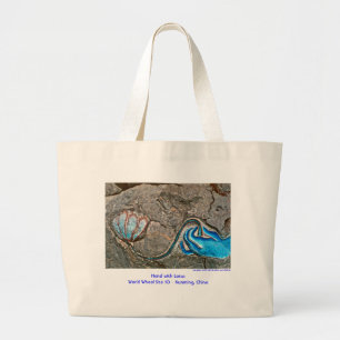 Bolsa Tote Grande Mão com Lotus/saco