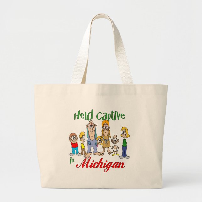 Bolsa Tote Grande Mão-de-Obra em Michigan (Frente)