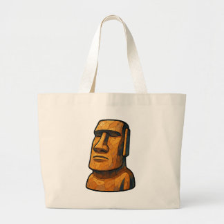 Bolsa Tote Grande Maoi Stoic Statue