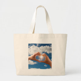 Bolsa Tote Grande Mãos do amor