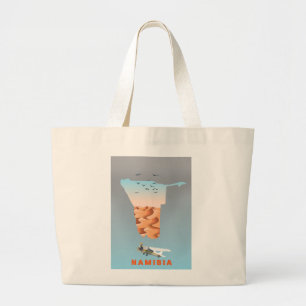Bolsa Tote Grande Mapa da Namíbia