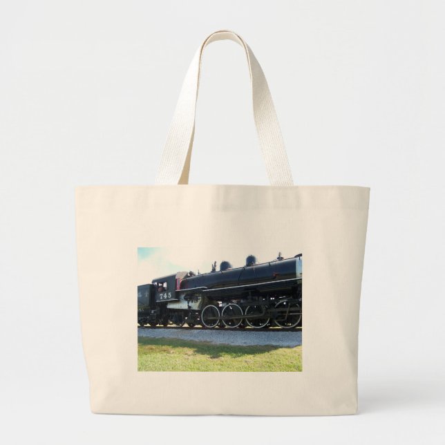 Bolsa Tote Grande Máquina a Vapor (Frente)