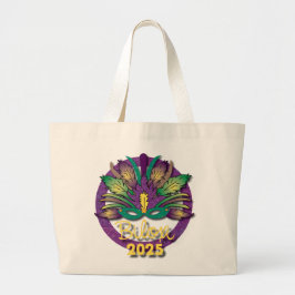 Bolsa Tote Grande Mardi Gras Mask Bag 2025 - Biloxi, MS