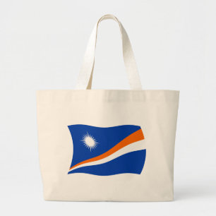 Bolsa Tote Grande Marshall Islands Flag Tote Bag