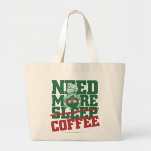 Bolsa Tote Grande MARVIN THE MARTIAN™ - Precisa de mais café