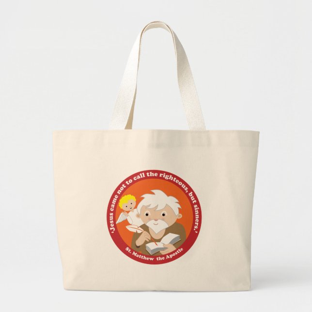 Bolsa Tote Grande Mateus, o Apóstolo (Frente)