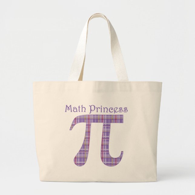 Bolsa Tote Grande Math Princess Lavendar.png (Frente)