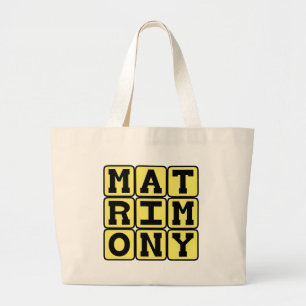 Bolsa Tote Grande Matrimônio, A Instituição do Casamento