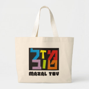 Bolsa Tote Grande Mazal Tov