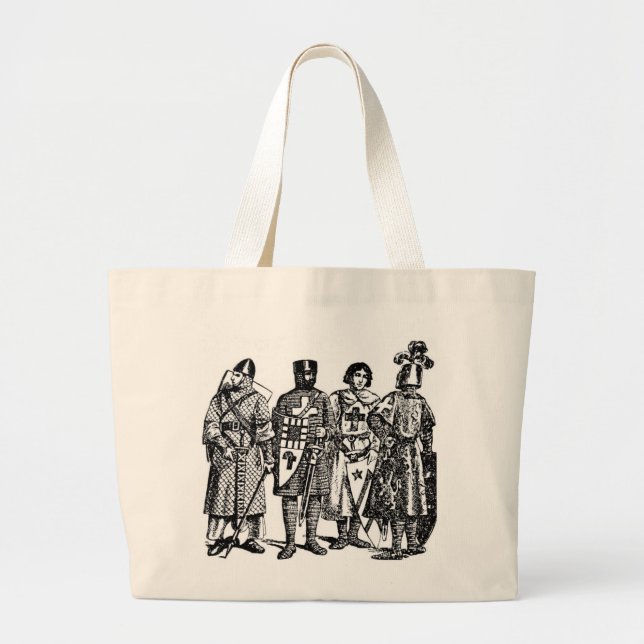 Bolsa Tote Grande Medieval Knights Bag (Frente)