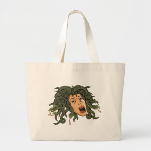 Bolsa Tote Grande Medusa Head