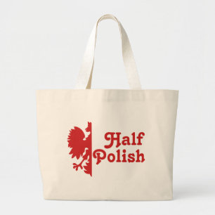 Bolsa Tote Grande Meio polonês