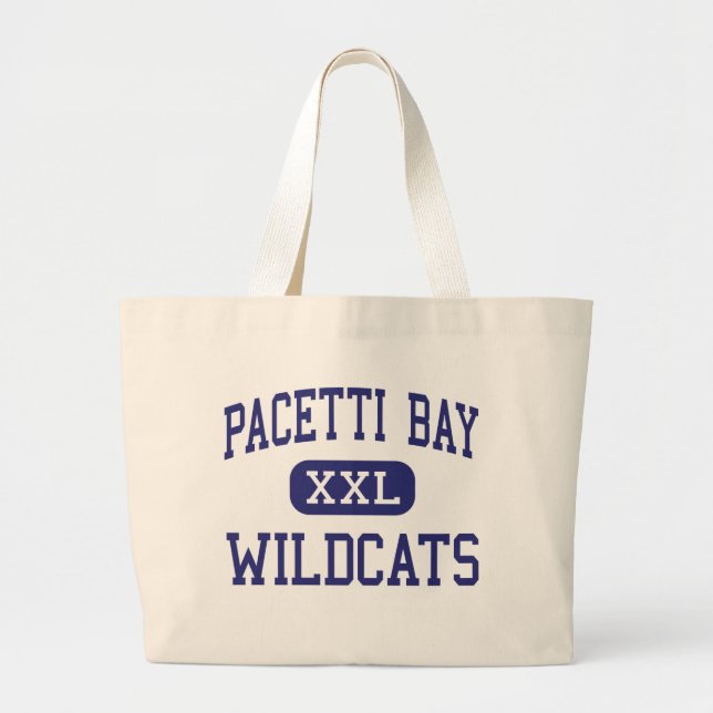 Bolsa Tote Grande Meio St Augustine dos Wildcats da baía de Pacetti (Frente)