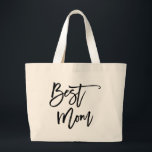 Bolsa Tote Grande Melhor carta de tendências da mamãe<br><div class="desc">Perfeito para a mãe. Visite o compro para ver mais!</div>