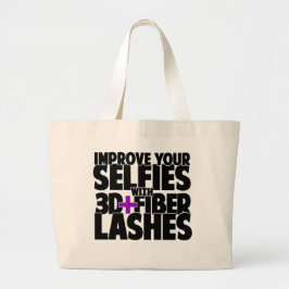 Bolsa Tote Grande Melhore seus selfies com 3d + Chicotes da fibra