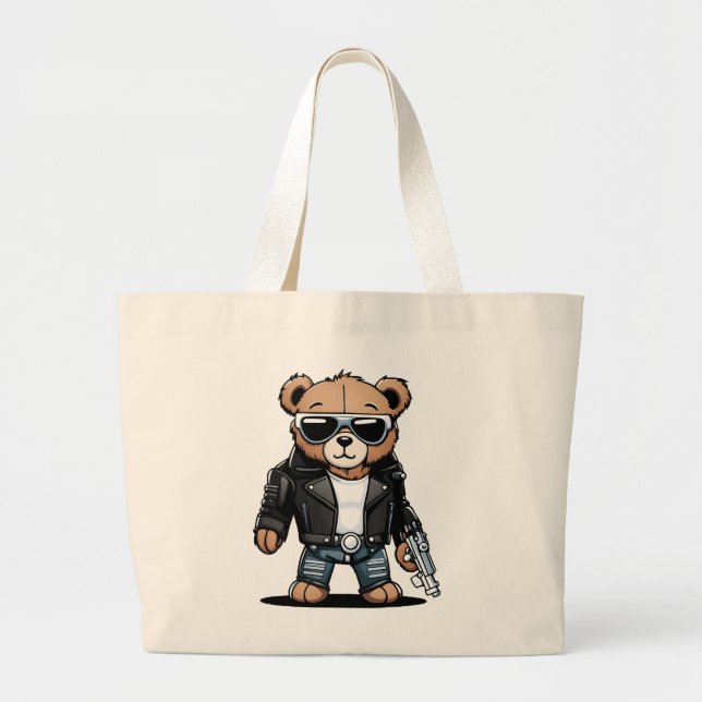 Bolsa Tote Grande Memes de Teddy Fofos (Frente)