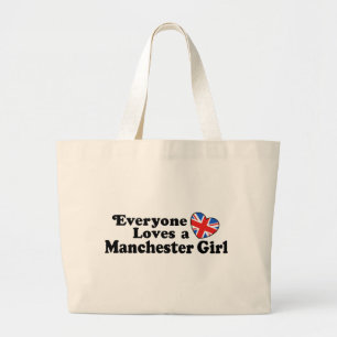 Bolsa Tote Grande Menina de Manchester