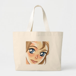 BOLSA TOTE GRANDE MENINA DO ANIME