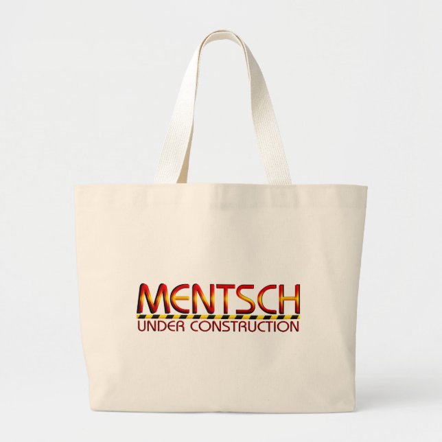 Bolsa Tote Grande Mentsch (Frente)