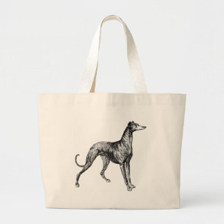 Bolsa Tote Grande mercadoria de galgos