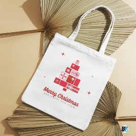 Bolsa Tote Grande Merry Christmas - Happy New Year Luxury Design