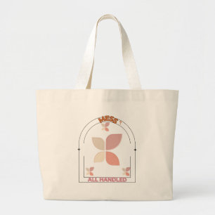 Bolsa Tote Grande Mess? Todos Manipulados! - Saco de Tote Divertido