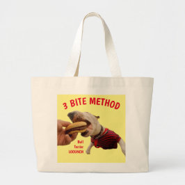 Bolsa Tote Grande MÉTODO DE 3 BITES, Saco ESPECIAL "OMG" EDITION