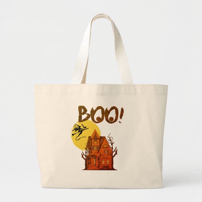 Bolsa Tote Grande Meu halloween  (Frente)