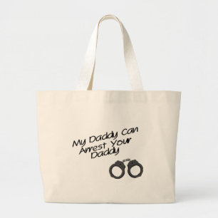 Bolsa Tote Grande Meu pai pode prender seu pai