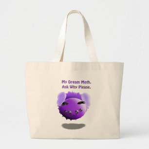 Bolsa Tote Grande Meu Sonho Mota Pergunta Por Que Por Favor Fofo Eng