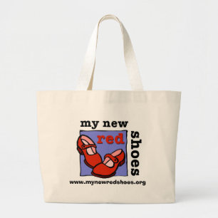 Bolsa Tote Grande Meu vermelho novo calça a sacola
