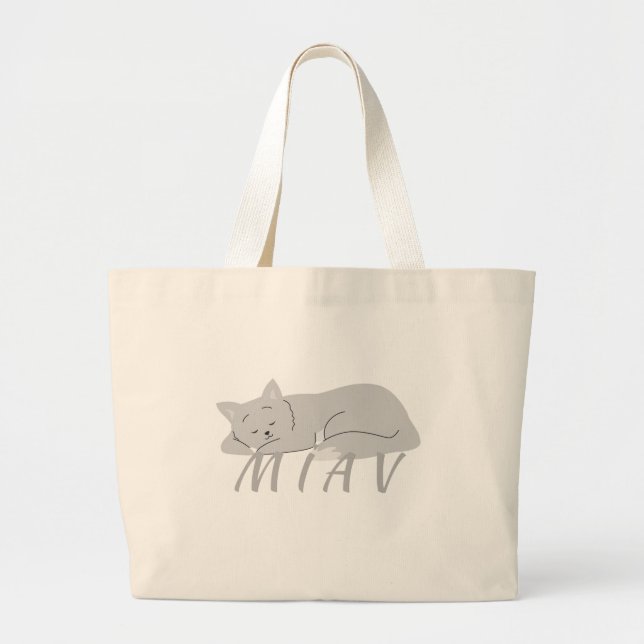BOLSA TOTE GRANDE MIAV | UM DESIGN SUAVE (Frente)