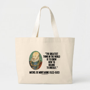 Bolsa Tote Grande Michel de Montaigne como oneselfpertencer-