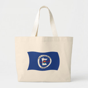 Bolsa Tote Grande Mille Lacs Banda Sinalizador Tote Bag