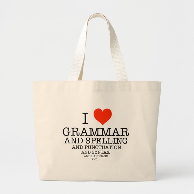 Bolsa Tote Grande Mim coração (Frente)