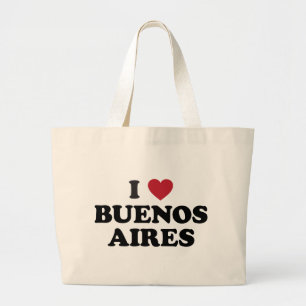 Bolsa Tote Grande Mim coração Buenos Aires Argentina