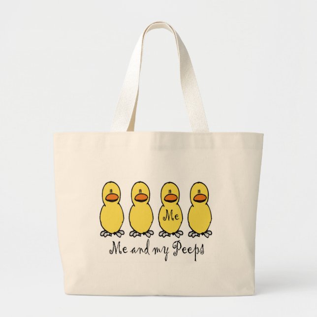 Bolsa Tote Grande Mim e minhas espreitadelas (Frente)
