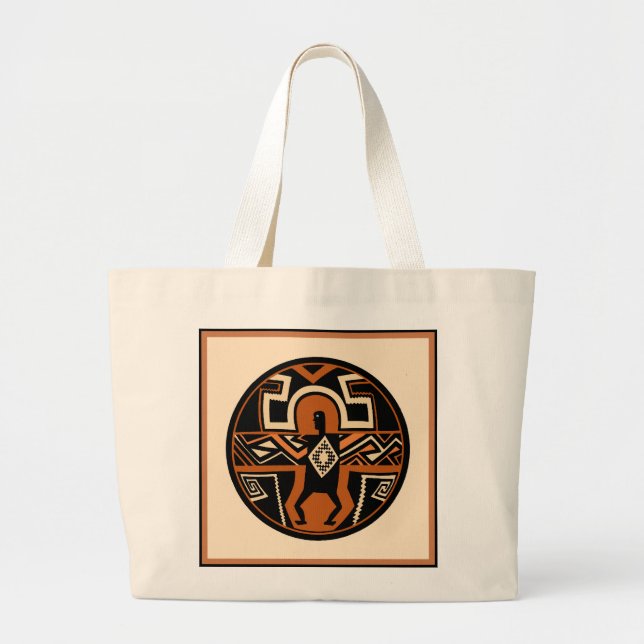 Bolsa Tote Grande Mimbres Warrior (Frente)