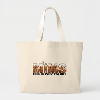 Bolsa Tote Grande MIMS Totebag - eis porque eu sou logotipo quente -