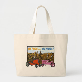 BOLSA TOTE GRANDE "MINHA FAZENDA OU SUA? "