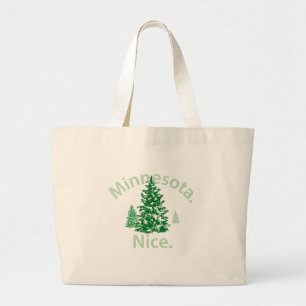Bolsa Tote Grande Minnesota Nice. Ponto!